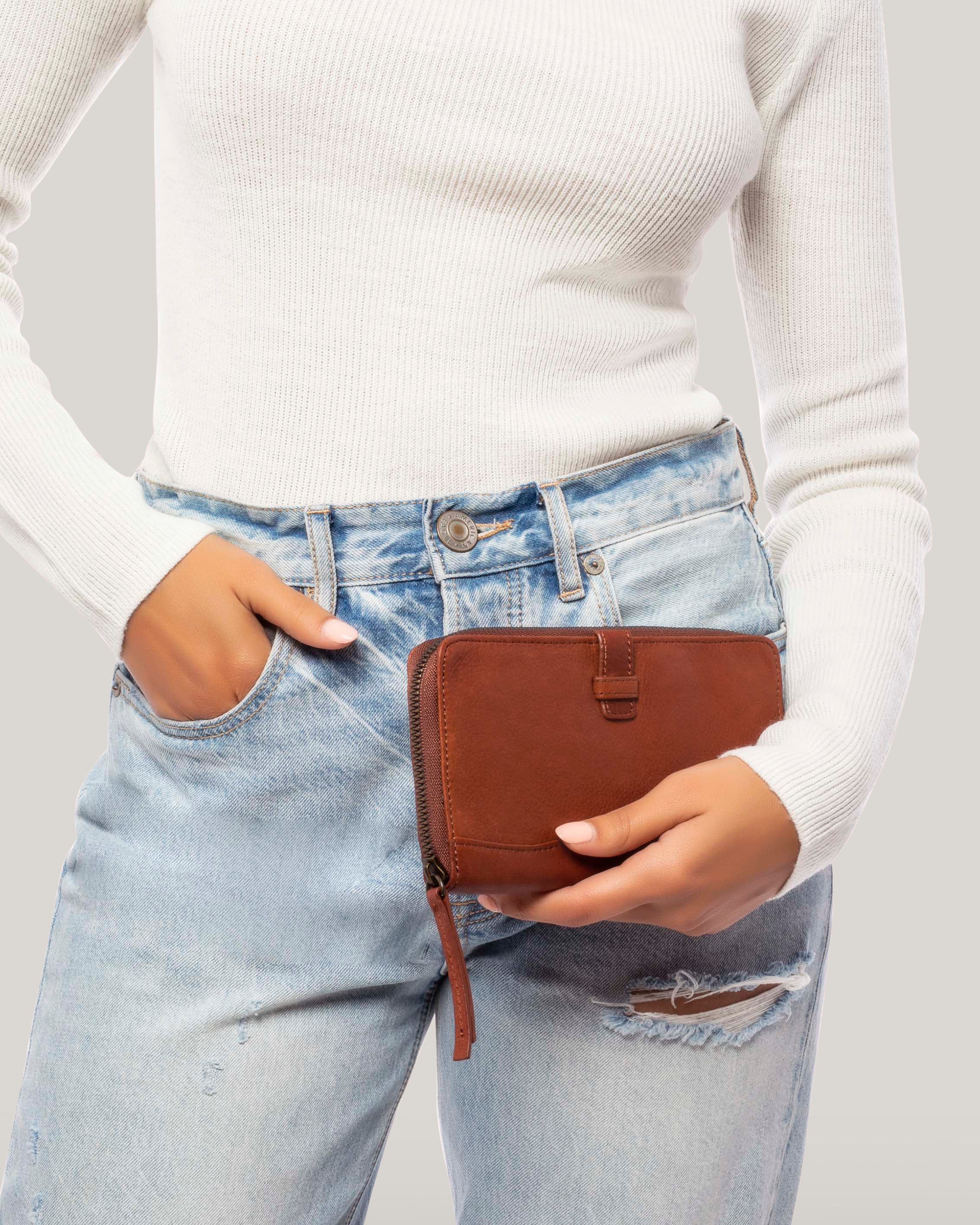 Rye Large Zip Around Wallet