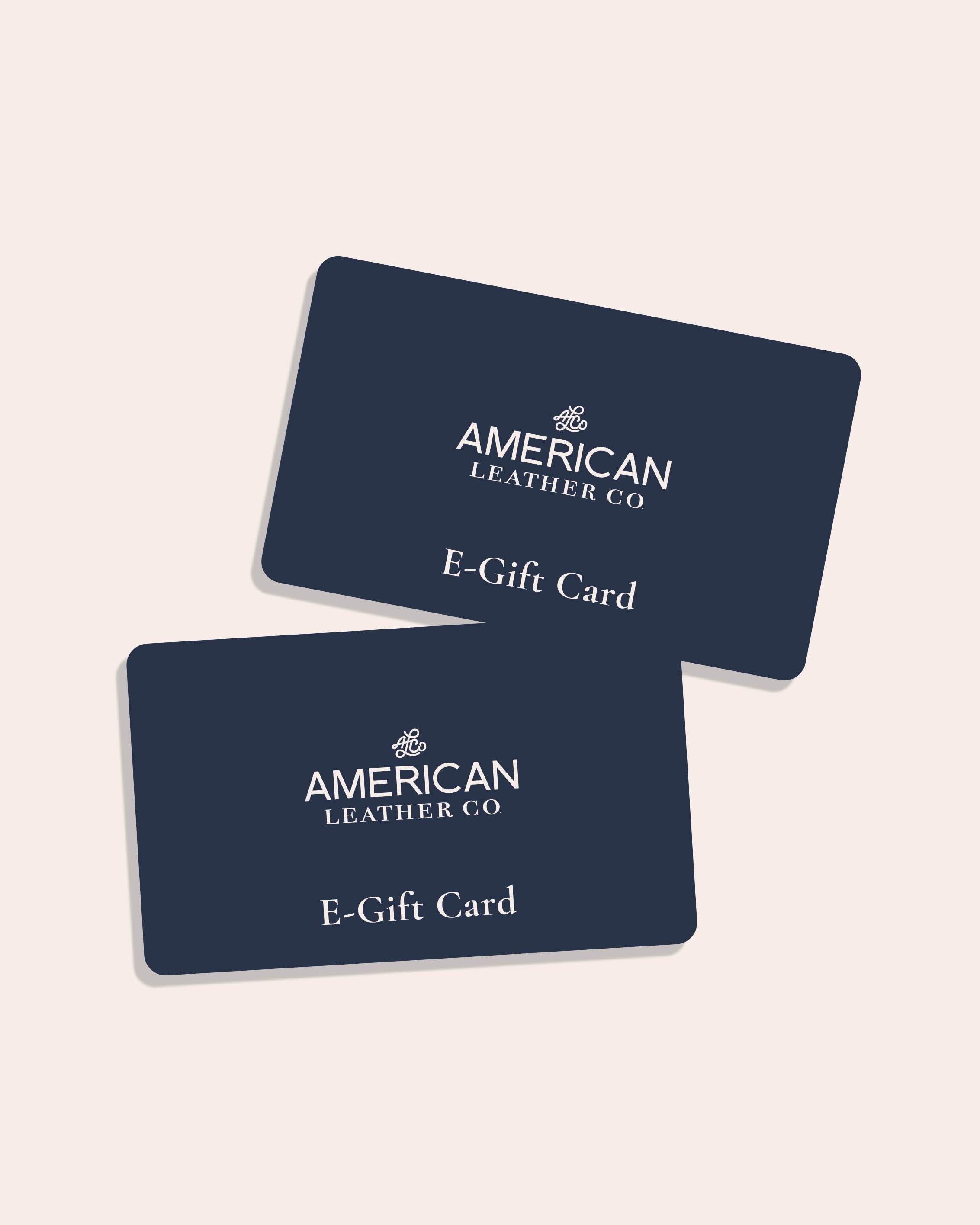 Physical GIFT CARD for Leather AA Purchase in our  Shop Box