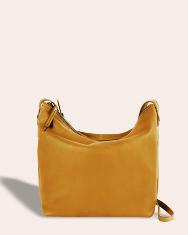 Hobo Bag Terracotta Brown-orange Leather Bag Oversized Woman 