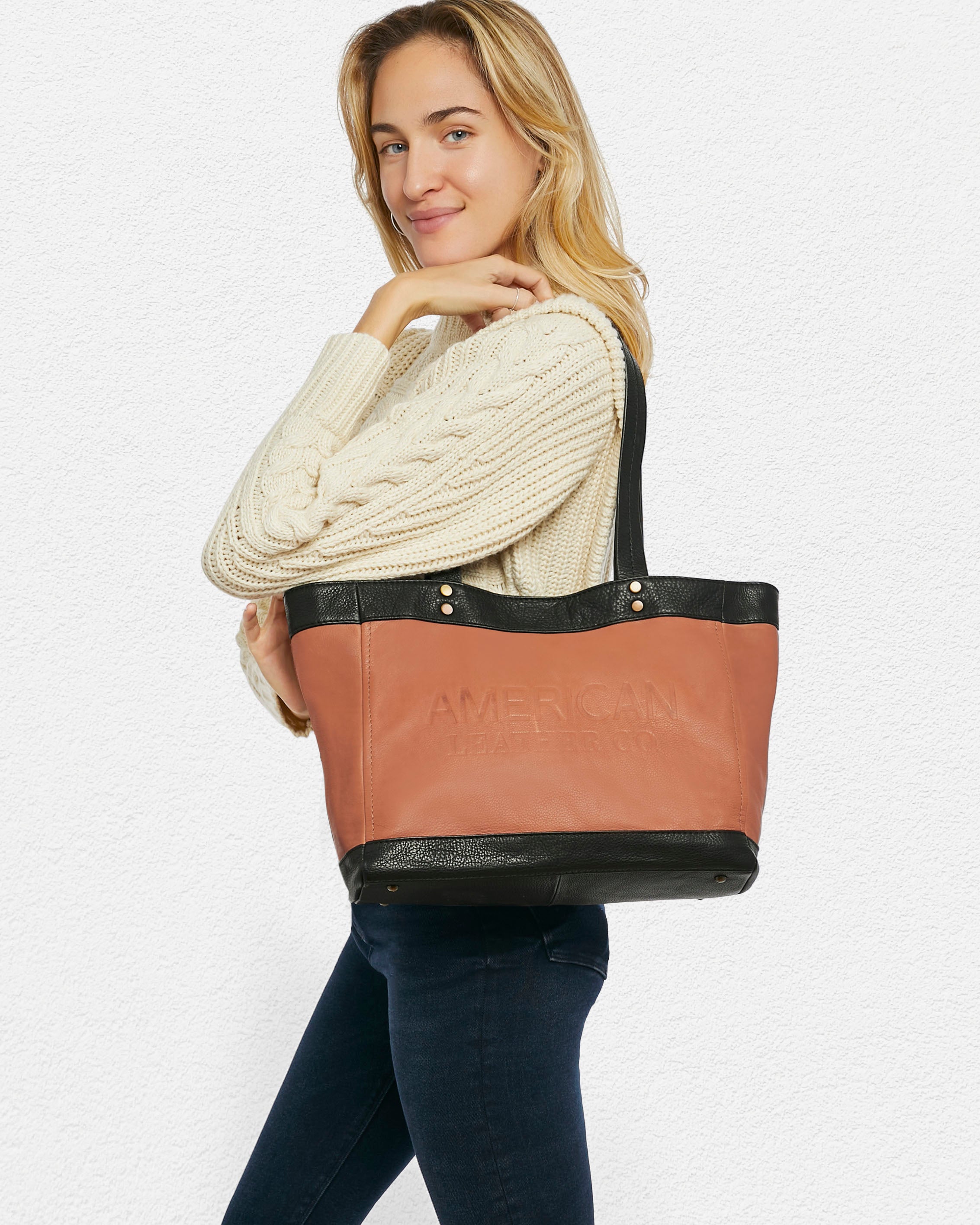 Leather Tote Bags: East West Tote