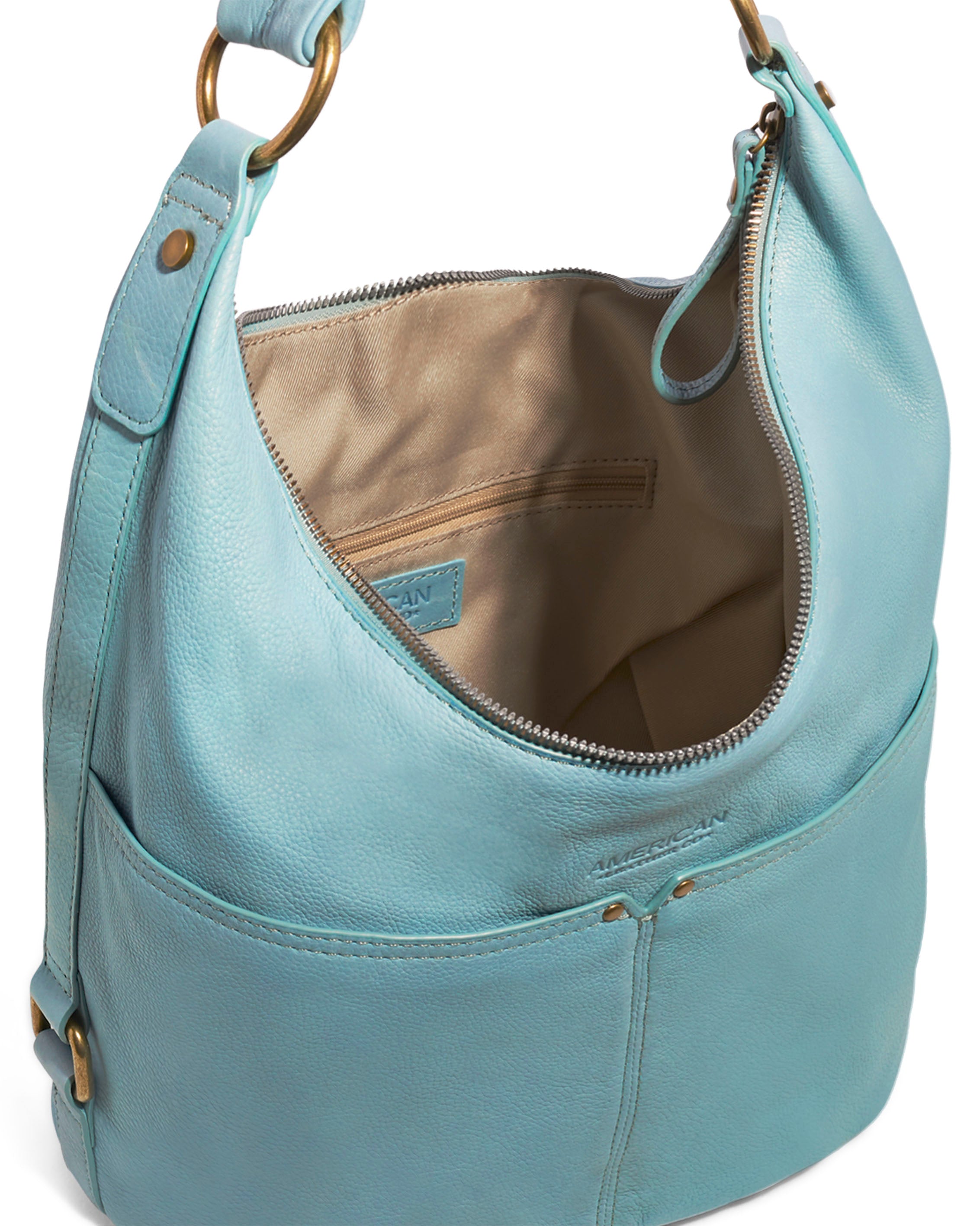 American Leather Co. Viv Hobo Cashew