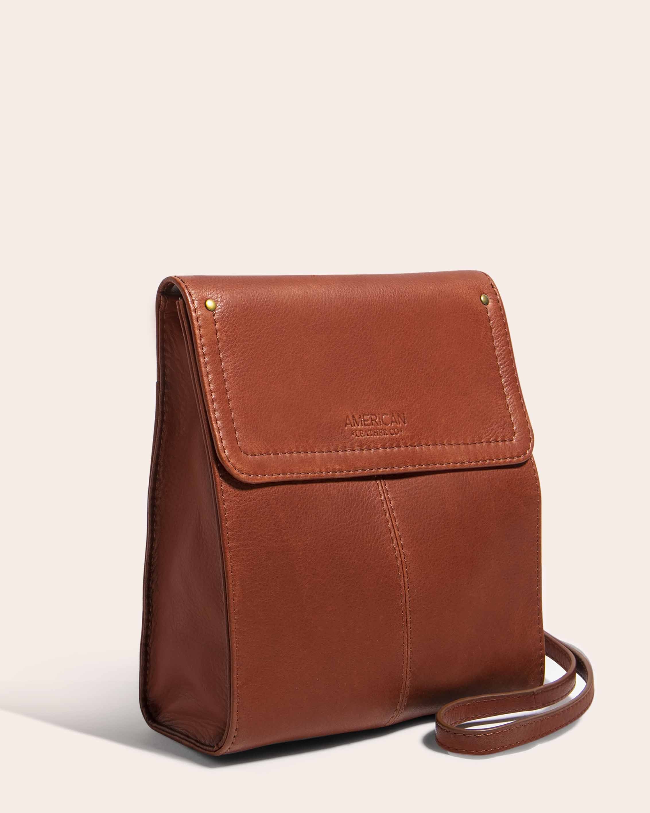genuine leather crossbody bag Do6521-1