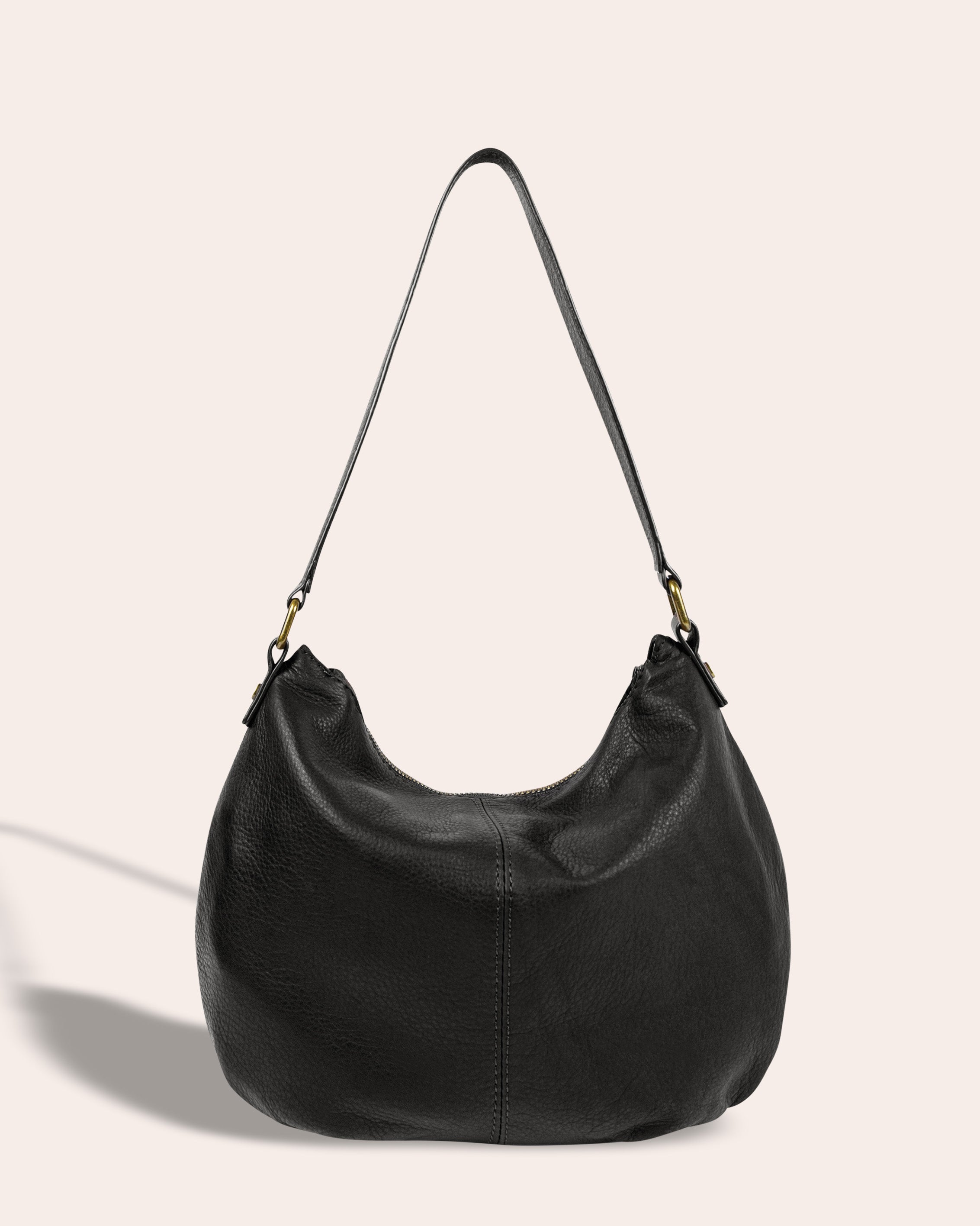 American Leather Co. Vienna Double Entry Hobo Butter Rum